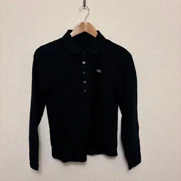 Lacoste 블랙 긴팔 피케 셔츠
