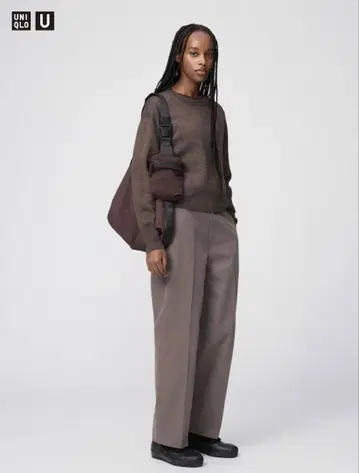 24시간 이내 발송 유니클로 U 치노 팬츠 브라운