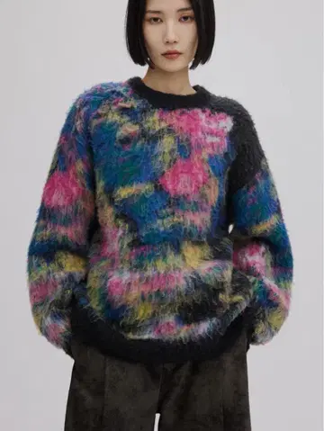 거의 새상품 AMERI vintage 모헤어 니트탑