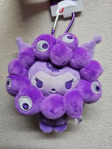 산리오 마이마이 만박 최애 컬러 봉제 인형 BC 카라비너 쿠로미