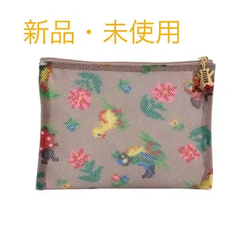 새상품 페이러 FEILER 하이디 메쉬 전사 프린트 파우치