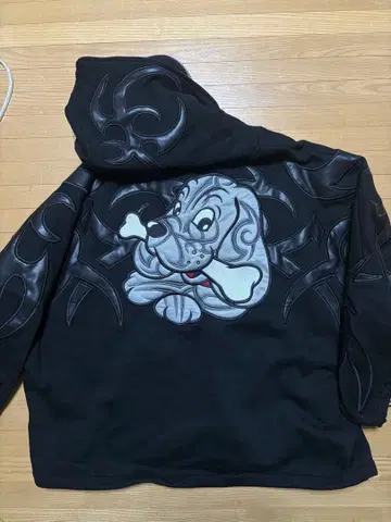 [ GALFY ] 갈피 부족계 더브더브 후드티 대형견