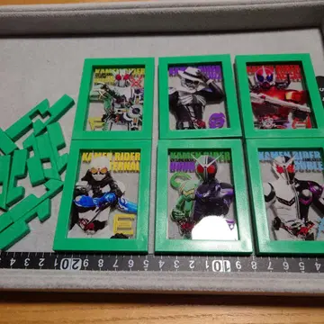 가면라이더 프레임 마그넷 6종 세트