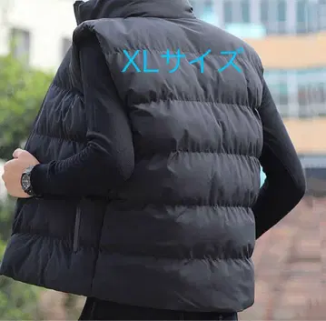 [ 다운 베스트 ] 남성용 블랙 골프에도 가벼운 업무 XL 사이즈