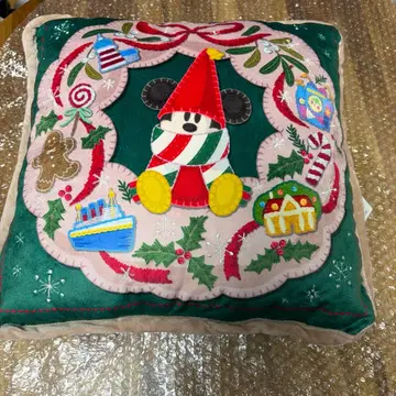 리루린린 쿠션 디즈니 정글 카니발 미키