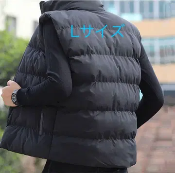 [ 다운 베스트 ] 남성용 여성용 블랙 골프에도 L 사이즈