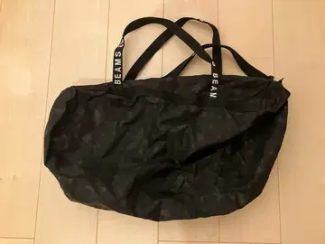 새상품급! 단종 BEAMS 블랙 별 패턴 보스턴 백