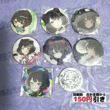 [ C549 ] 이누이 토코 캔뱃지 산바카 묶음 판매 니지산지