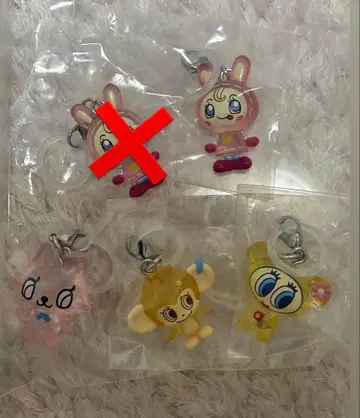 나루미야 캐릭터즈 메지루시 액세서리 4종 베리에 짱