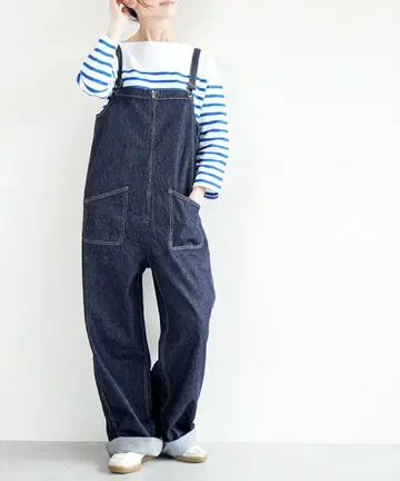 johnbull 데님 튜브 살로펫 올인원 오버롤