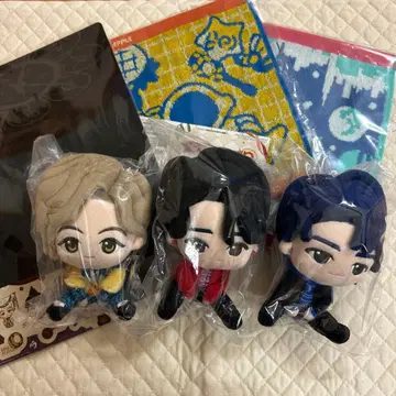 봉제 인형 3체 세트