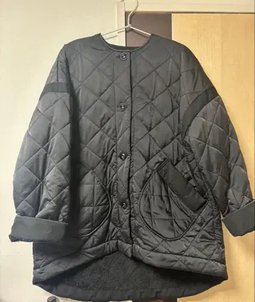 sirone [ 시로네 ] *이너 보아 퀼팅 하프 코트