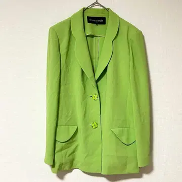레어 피에르 가르뎅 테일러드 자켓 [ L ] 라임 그린 일본제