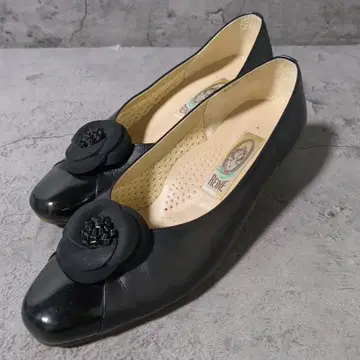 [ REINE ] 레인 ( 23 ) 블랙 꽃 펌프스