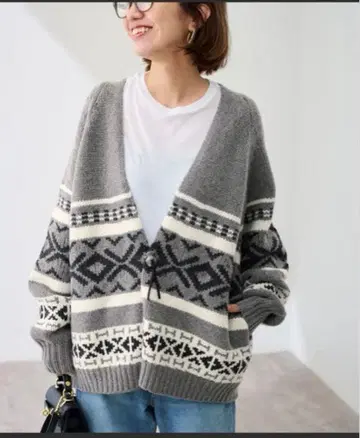 FRAMeWORK 프레임워크 자카드 가디건