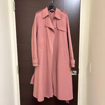 Theory 핑크 롱 코트 S