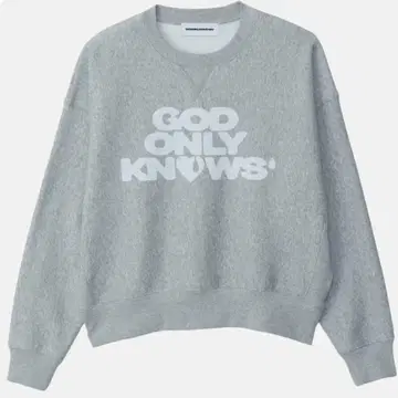GOD ONLY KNOWS 맨투맨 S 사이즈