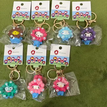 산리오 미야쿠미야쿠 파스텔 마스코트 키링 컴프 전 7종