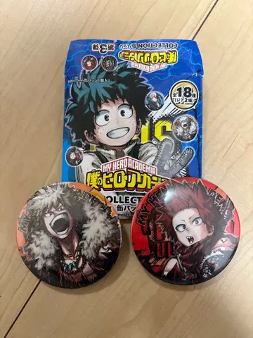 나의 히어로 아카데미아 캔뱃지 2개 세트