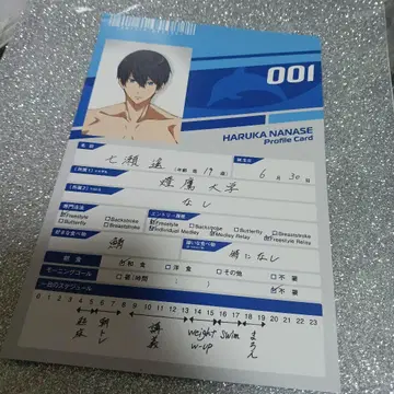 Free! 하루카 프로필 카드