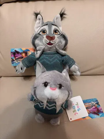 디즈니 주토피아 파우버트 키체인 봉제 인형 우루포차 야마다 료스케