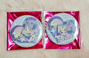 너와 아이돌 프리큐어 스이파라 홀로그램 캔뱃지 큐어큐엔큐엔 2점