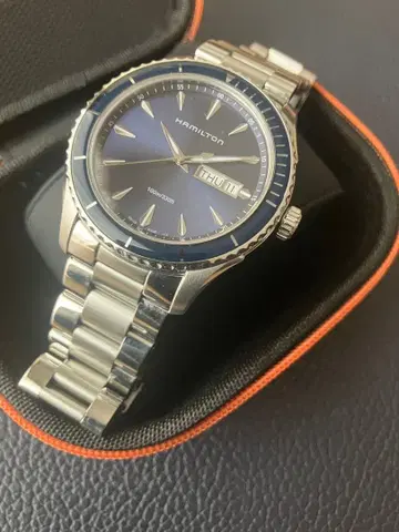 [ 깨끗한 ] 해밀턴 손목시계 씨뷰 데이데이트 H37551141