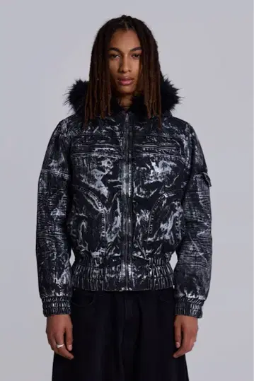 [ jaded london ] Gunmetal Marshal Jacket