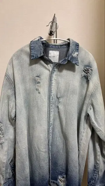 루이스 그런지 데님 셔츠