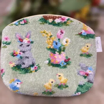 해피 부활절 파우치 귀여운 빅 파우치