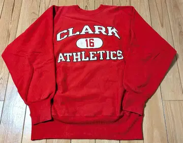 극미품 XL 90s 리버스 위브 맨투맨 칼리지 로고 삼단