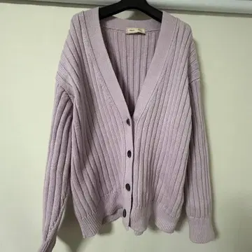 에브레 ebure 론 헤르만 라벤더 가디건