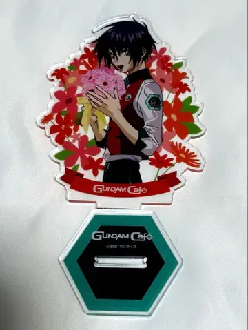 건담카페 Final Party 플라워 아크릴 스탠드 신