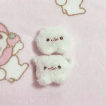 포메라니안 찹쌀 봉제 인형 클립 찹쌀 시라타마