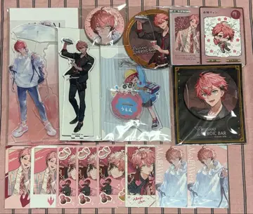 니지산지 아카기 웬 아크릴 스탠드 폴라로이드 캔뱃지 코스터