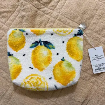 [ 완판템 ] 러브러리 바이 페이 레몬 도트 파우치
