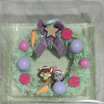 크리스마스 리스 주토피아 디즈니 스토어 닉 주디