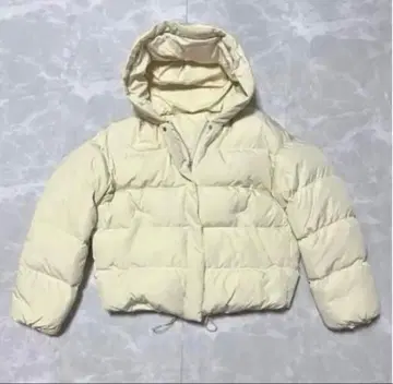 새상품급 Champs de Mars 다운 80% 숏다운 아이보리