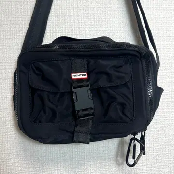 HUNTER 숄더백 블랙