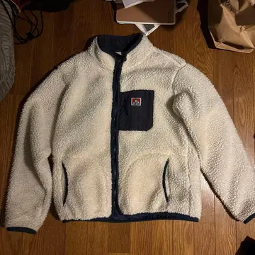 BEN DAVIS 플리스 자켓 화이트