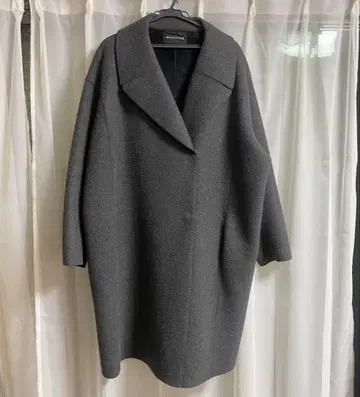 미즈이로 인 코쿤 본딩 벌룬 코트 그레이