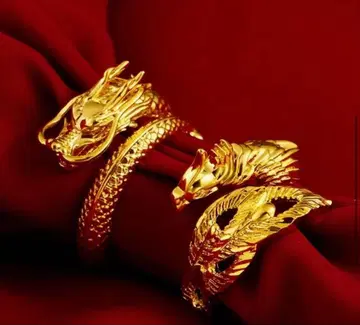 드래곤 모티브 골드링 22~27일 중 2400엔에 판매 예정