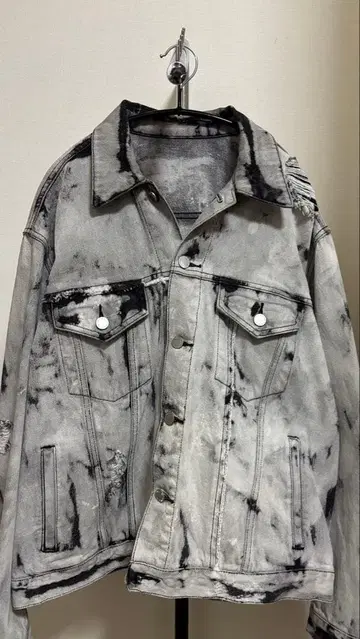 tk. TAKEO KIKUCHI 하드 블리치 & 데미지 데님 블루종