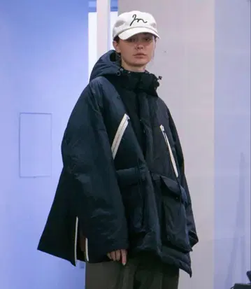 my beautiful landlet/NYLON DOWN ANORAK