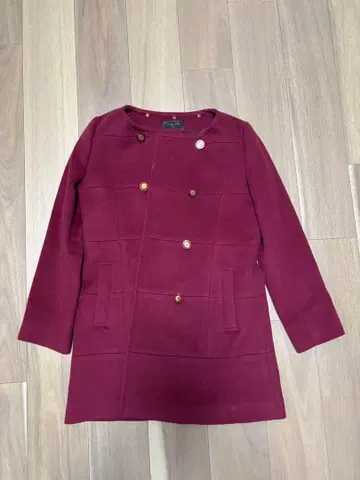 any SiS 노카라 코트 보르도 와인 레드 M 상당 온워드 카시야마