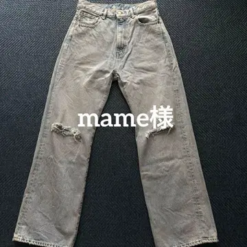 BLACK BY MOUSSY damage straight denim