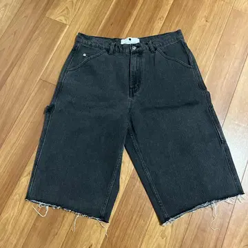 noongoons 블랙 데님 숏팬츠
