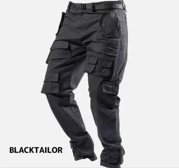 BLACKTAILOR 블랙 테일러 X1 카고 팬츠 블랙