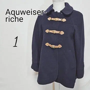 Apuweiser-riche 네이비 더플 코트