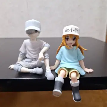 일하는 세포 프리미엄 쵸코노세 피규어 골수구, 혈소판쨩 세트